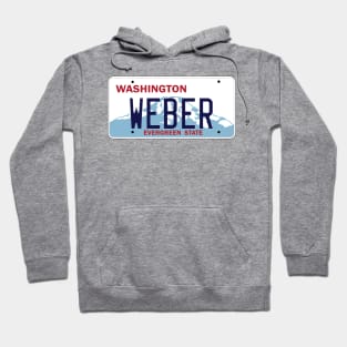 Washington Weber grill vanity license plate Hoodie